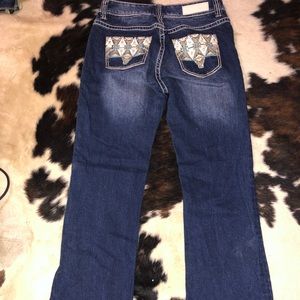 Rock&Roll Cowgirl mid rise bootcut jeans
